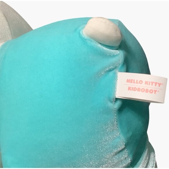 Kidrobot Hello Kitty Plush Toy In Blue Outfit With Pink Bow 12" Stuffed Animal - Picture 6 of 6